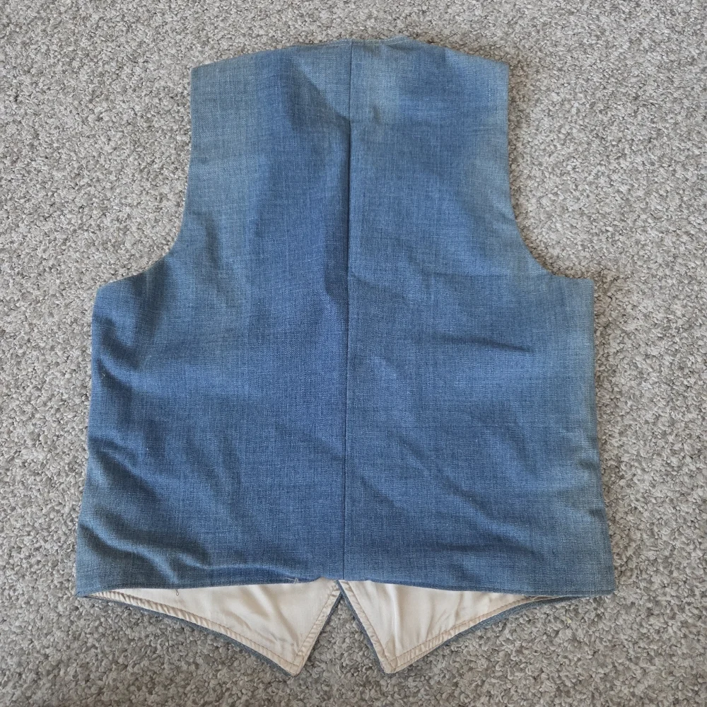 Vintage 70's Levi's Wildfire‎ Sportswear Denim Vest size ?